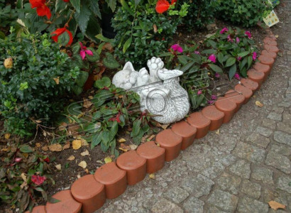 Garten Dekoration Katze Terrasse Stein Dekorative Figuren Figur Statue